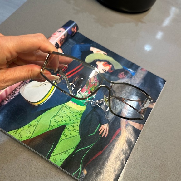 Silver frame tinted gray sunglasses - Picture 9 of 9